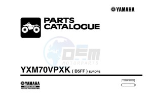 YXM700E YXM70VPXK (B5FF) drawing Infopage-1