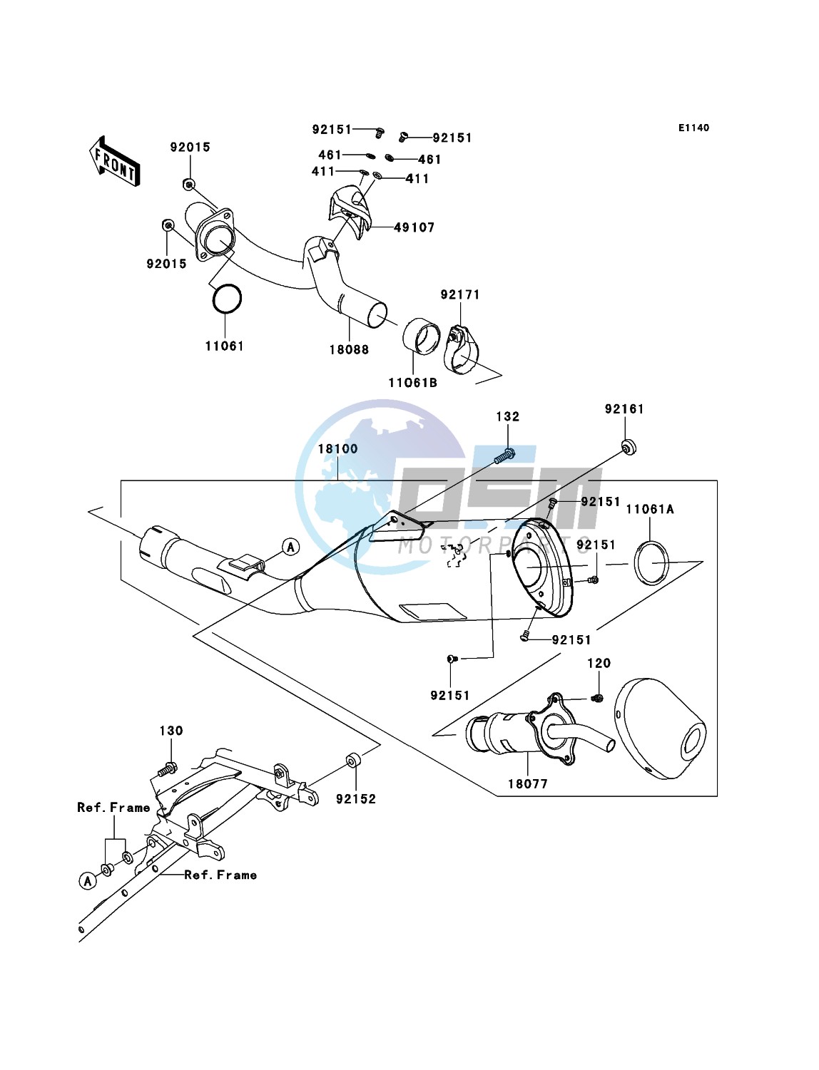 Muffler(s)(-JKALX450AAA006445)