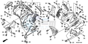 ST1300A9 UK - (E / ABS MKH MME) drawing LOWER COWL