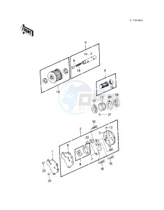 KLT 200 C [KLT200] (C1) | DIFFIRENTIAL AXLE [KLT200] drawing OIL PUMP_OIL FILTER -- 83 KLT200-C1- -