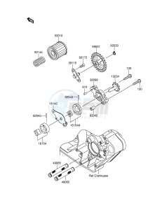 RM-Z250 (E28) drawing OIL PUMP