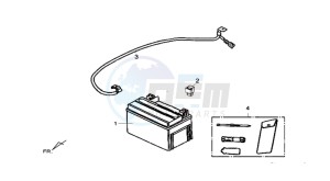 SYMPHONY ST 50 drawing BATTERY / TOOLKIT