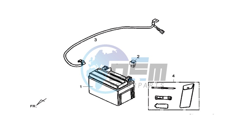 BATTERY / TOOLKIT