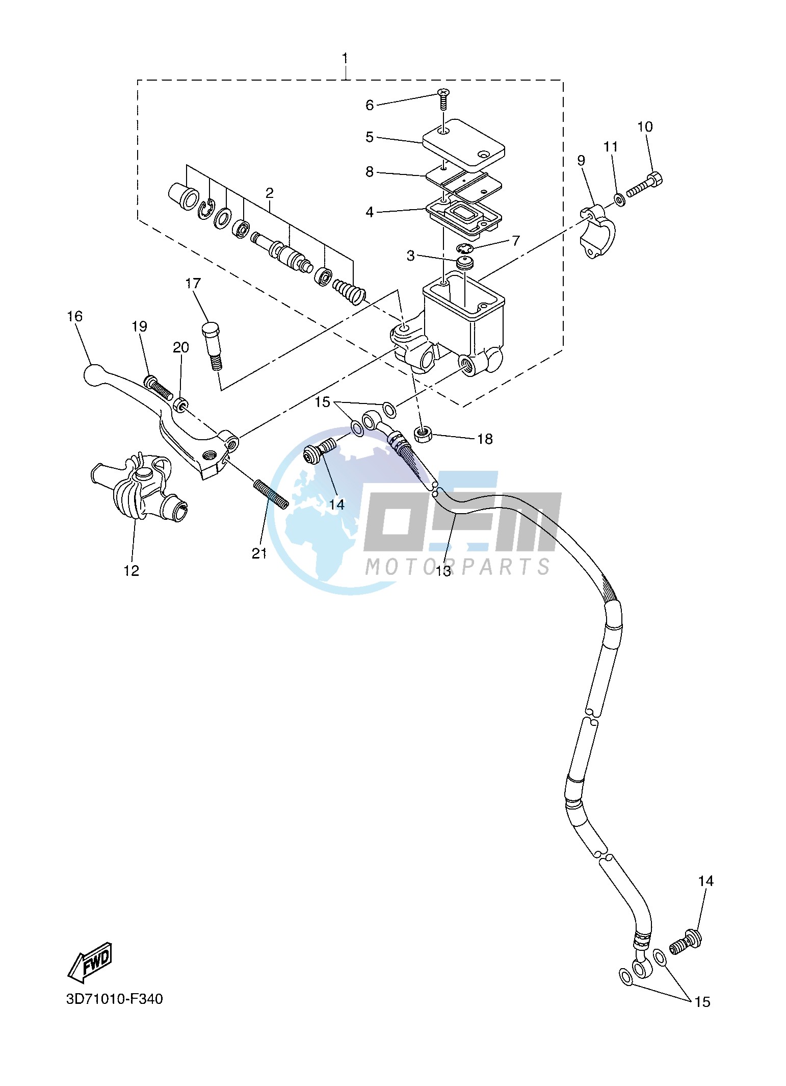 FRONT MASTER CYLINDER