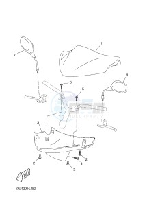 CS50 JOG R (2ADD 2ADD 2ADD) drawing COWLING 1