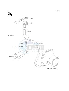 JH 750 C [750 ZXI] (C1-C3) [750 ZXI] drawing BILGE SYSTEM