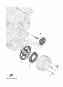 MT-09 SP MTN890D (BAM1) drawing STARTER