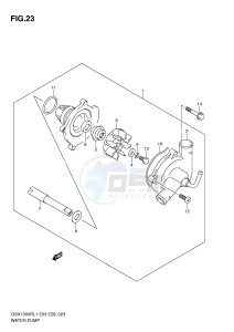 GSX1300R (E3-E28) Hayabusa drawing WATER PUMP