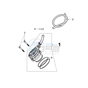 LUDIX 10 L TREND drawing AIR INLET