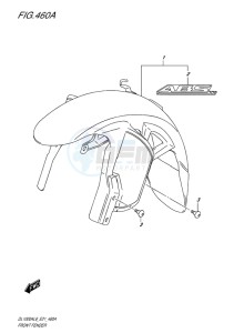 DL1000 ABS V-STROM EU drawing FRONT FENDER