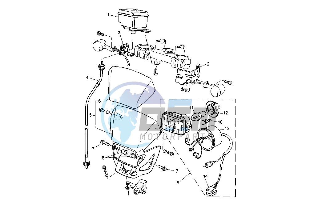 HEADLIGHT-METERS EURO KIT