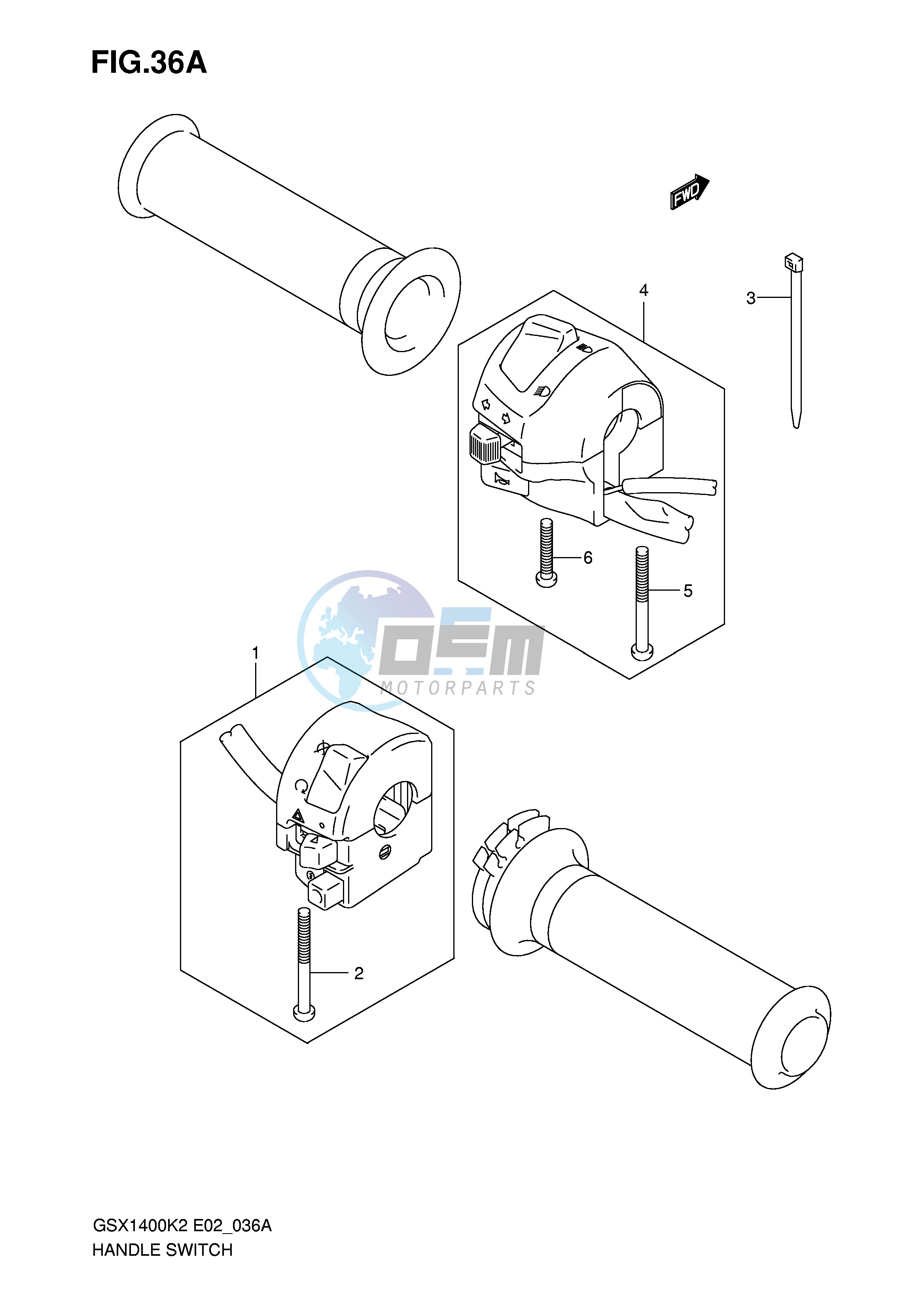 HANDLE SWITCH (MODEL K4)