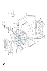 DF 9.9 drawing Cylinder Head