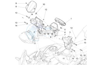 ETV Caponord 1200 drawing Instruments