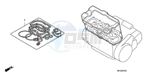 CBR600RAA Europe Direct - (ED / ABS) drawing GASKET KIT A