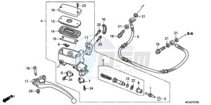 GL18009 Korea - (KO / AB) drawing CLUTCH MASTER CYLINDER