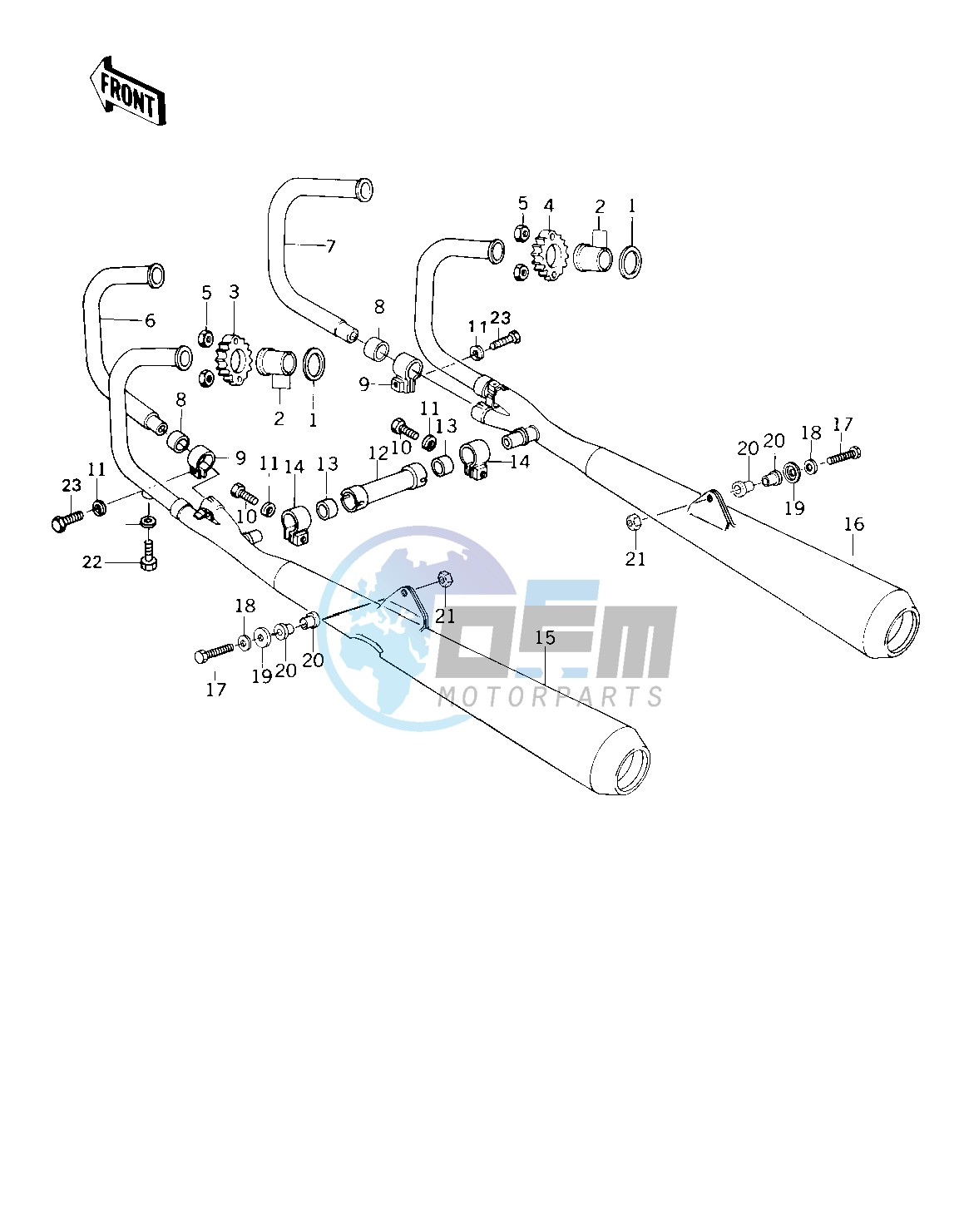 MUFFLERS -- 79-81 C2_C3_C4- -