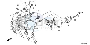 CB600FD Hornet 3ED drawing IGNITION COIL