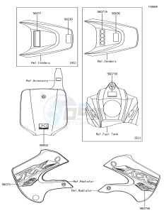 KX65 KX65AHF EU drawing Labels