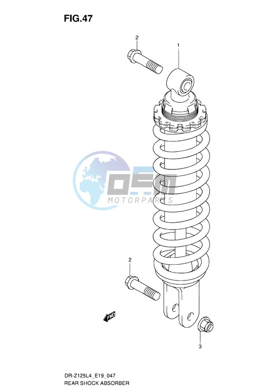 REAR SHOCK ABSORBER