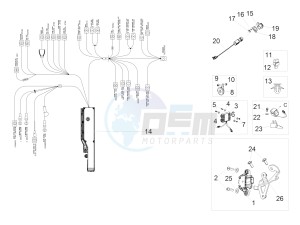 RSV4 1000 RR E4 ABS (EMEA) drawing Front electrical system