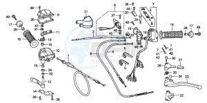 TRX300FW FOURTRAX drawing CABLE/SWITCH