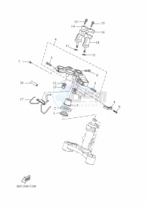 TRACER 700 MTT690-U (B5T1) drawing STEERING