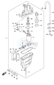 DF 40A drawing Fuel Vapor Separator