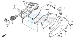 SFX50 drawing AIR CLEANER