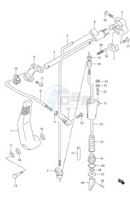 DF 9.9 drawing Clutch S/N 652501 to 65XXXX