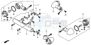 VT750C2 drawing WINKER