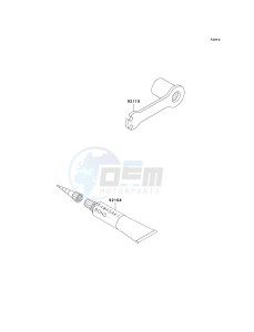 KDX 220 A [KDX220R] (A9) [KDX220R] drawing OWNERS TOOLS