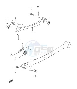 DR-Z250 (E3-E28) drawing STAND