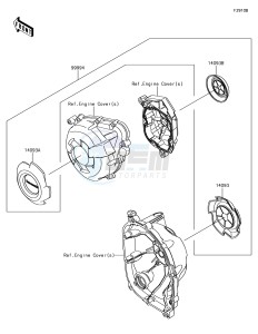 Z1000 ZR1000JHF XX (EU ME A(FRICA) drawing Accessory(Crankcase Ring)