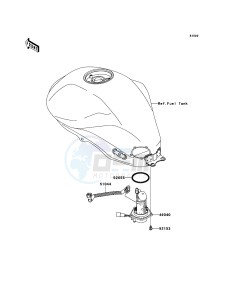 ER-6f EX650C9F GB XX (EU ME A(FRICA) drawing Fuel Pump