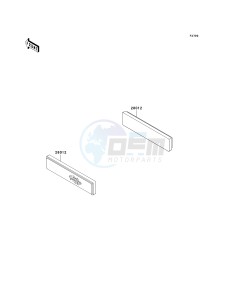 KAF 950 B [MULE 3010 DIESEL 4X4] (B7F) B6F drawing REFLECTORS-- CN- -