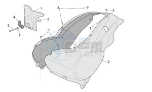 Scarabeo 50 4T E2 drawing Rear Body I