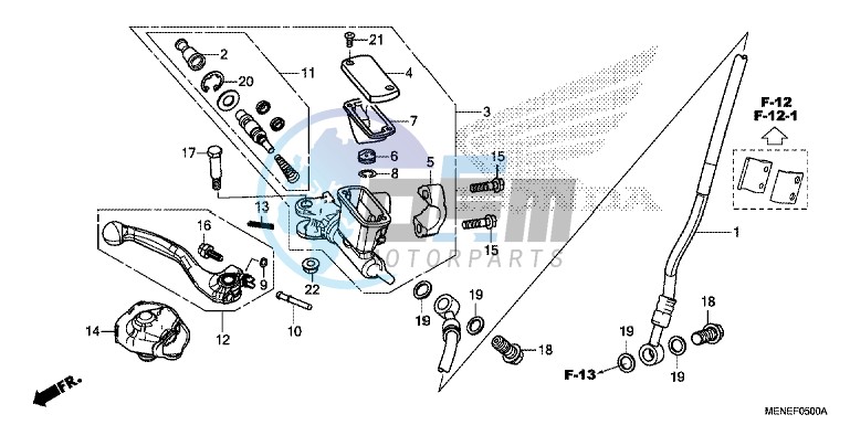 FRONT BRAKE MASTER CYLINDER