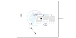 CBR1000RRA BR drawing TANK BAG ATT KIT