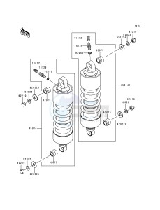 VN 1500 L [VULCAN 1500 NOMAD FI] (L1) [VULCAN 1500 NOMAD FI] drawing SUSPENSION_SHOCK ABSORBER