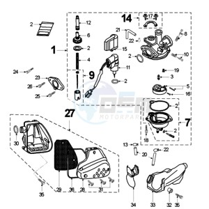 TKR 2 W2 EU drawing CARBURETTOR