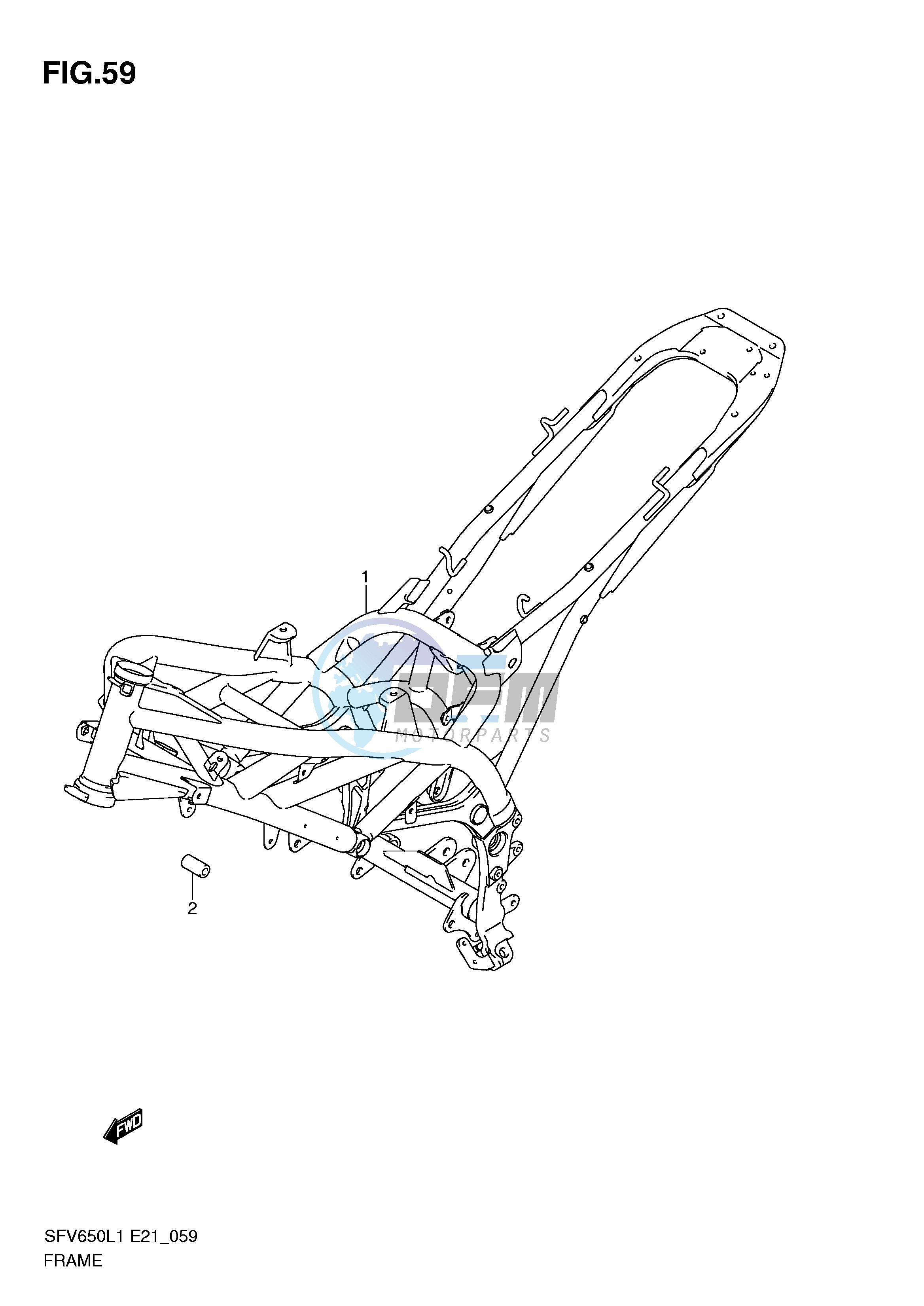 FRAME (SFV650L1 E24)