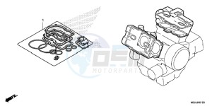 VFR1200X Europe Direct - (ED) drawing GASKET KIT A