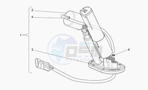 Breva V 1100 IE IE drawing Internal fuel pump