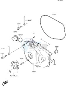 JF 650 A [X2] (A3) [X2] drawing ENGINE COVERS