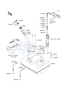 JT 1500 F [ULTRA 260LX] (F9F) F9F drawing FUEL TANK