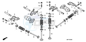 XL700VB drawing CAMSHAFT/VALVE