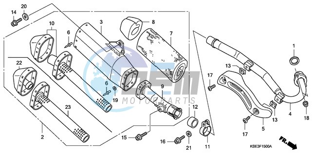 EXHAUST MUFFLER