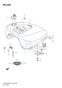 VLR1800 (E3-E28) drawing FUEL TANK (VLR1800TL0)