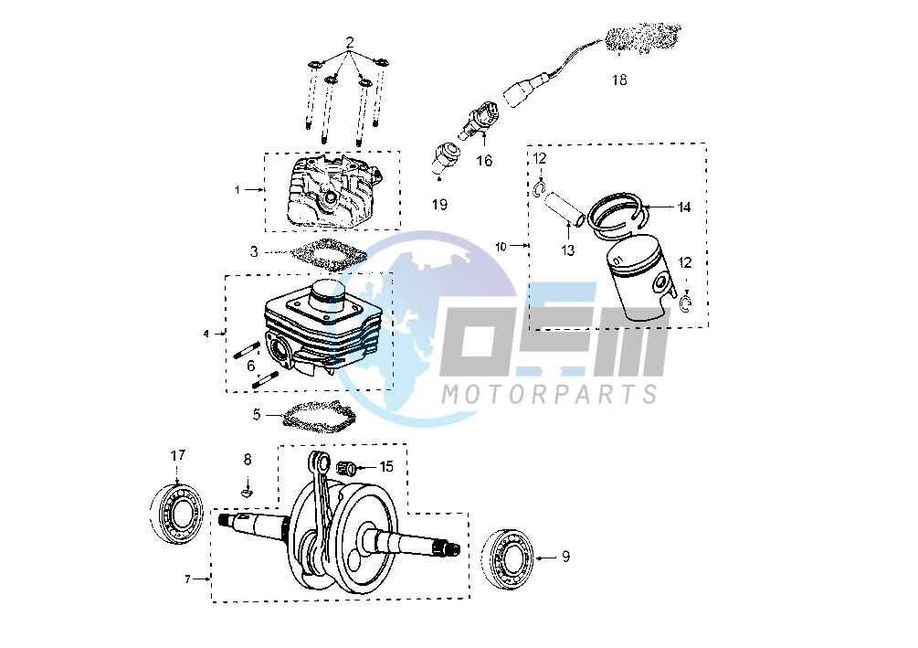 CRANKSHAFT-CYLINDER